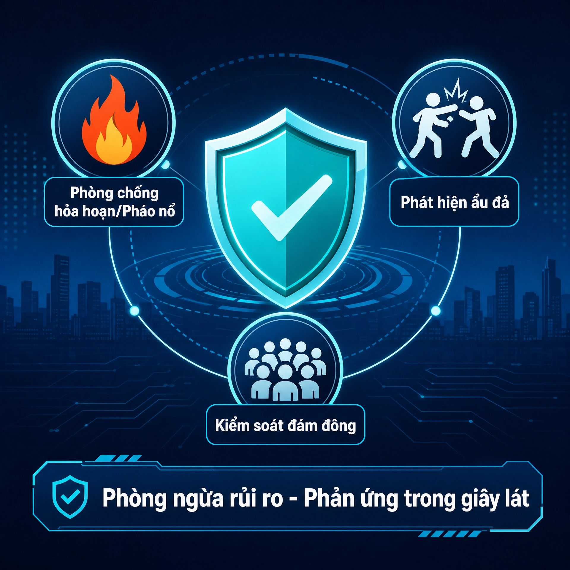 PHƯỜNG THÔNG MINH - XÃ AN TOÀN VỚI HỆ THỐNG AI